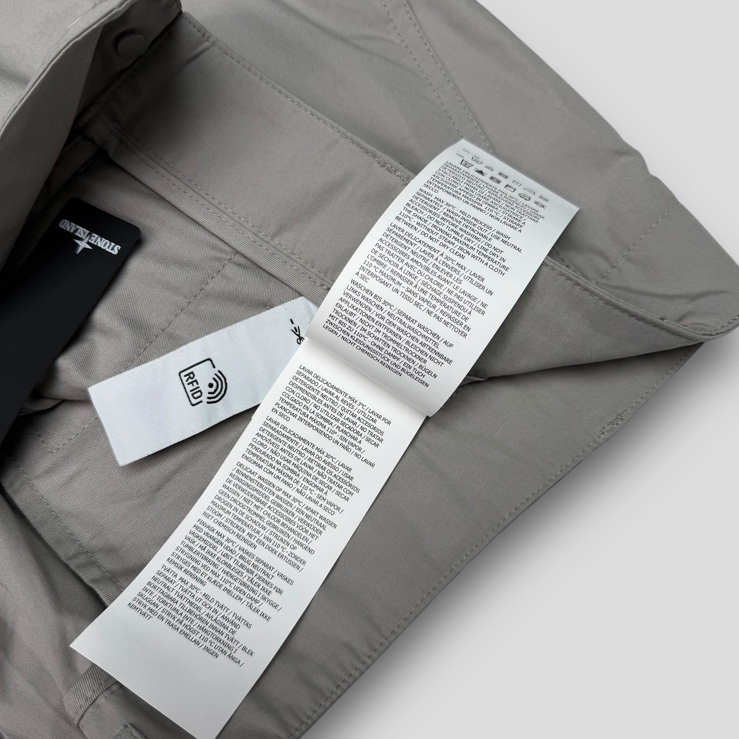 Шорты карго Stone Island Ghost peace серые