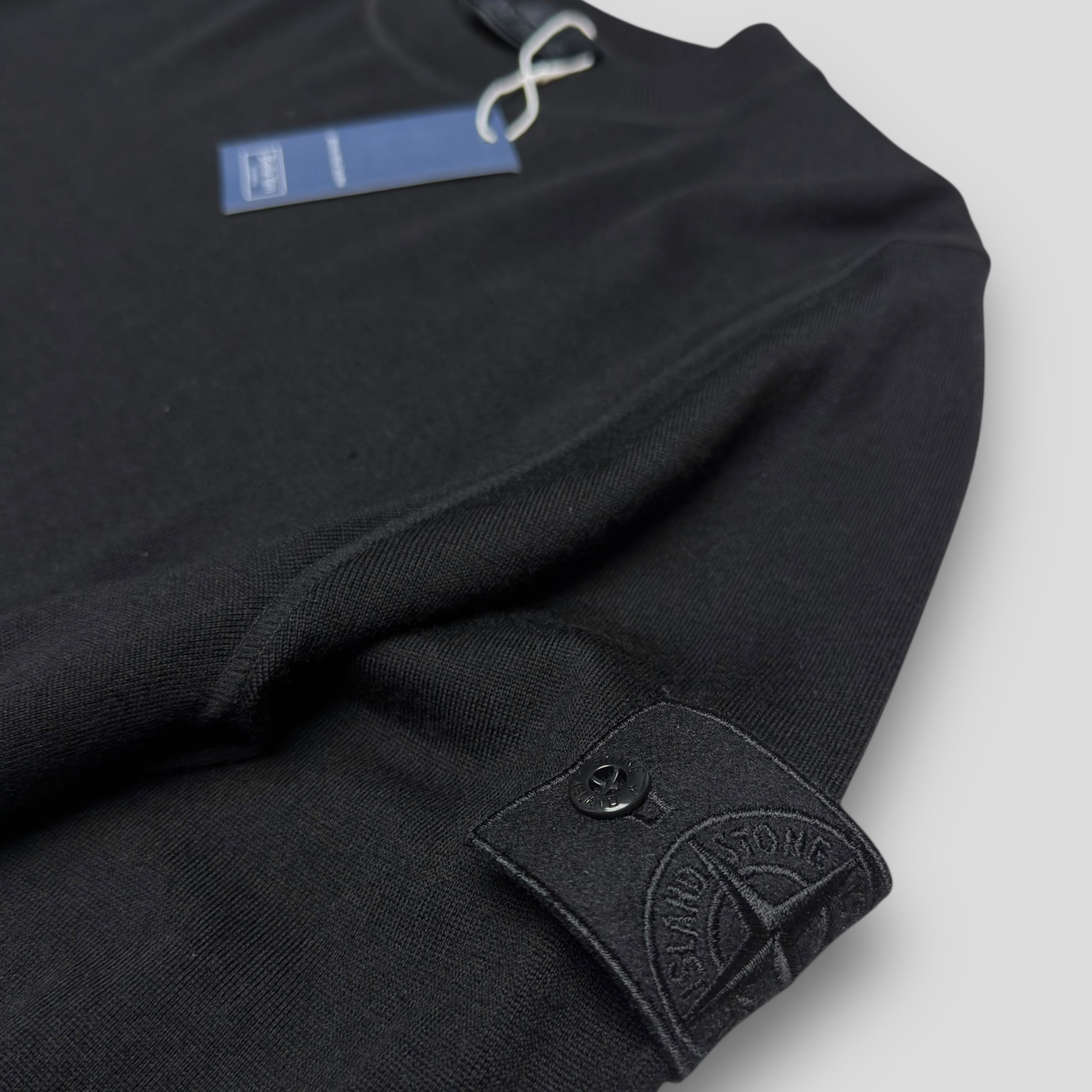 Джемпер Stone Island Ghost Piece Merino Wool чёрный
