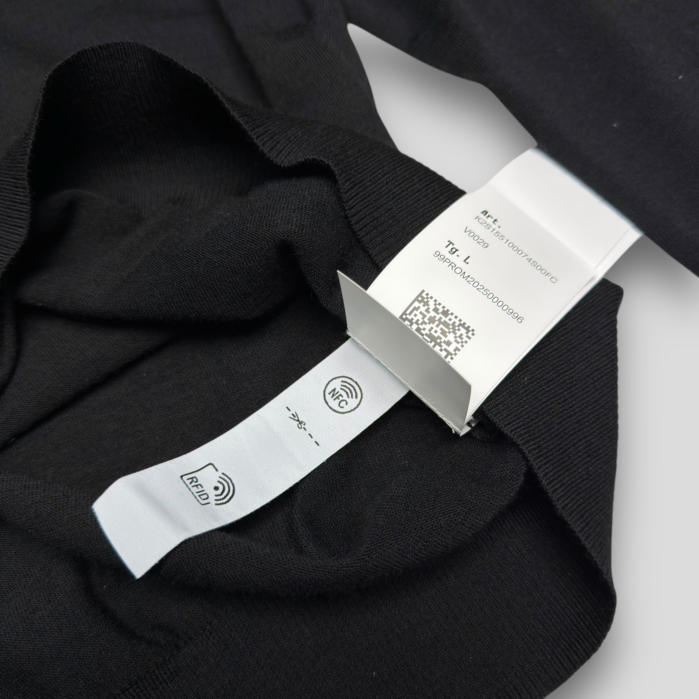 Джемпер Stone Island Ghost Piece Merino Wool чёрный