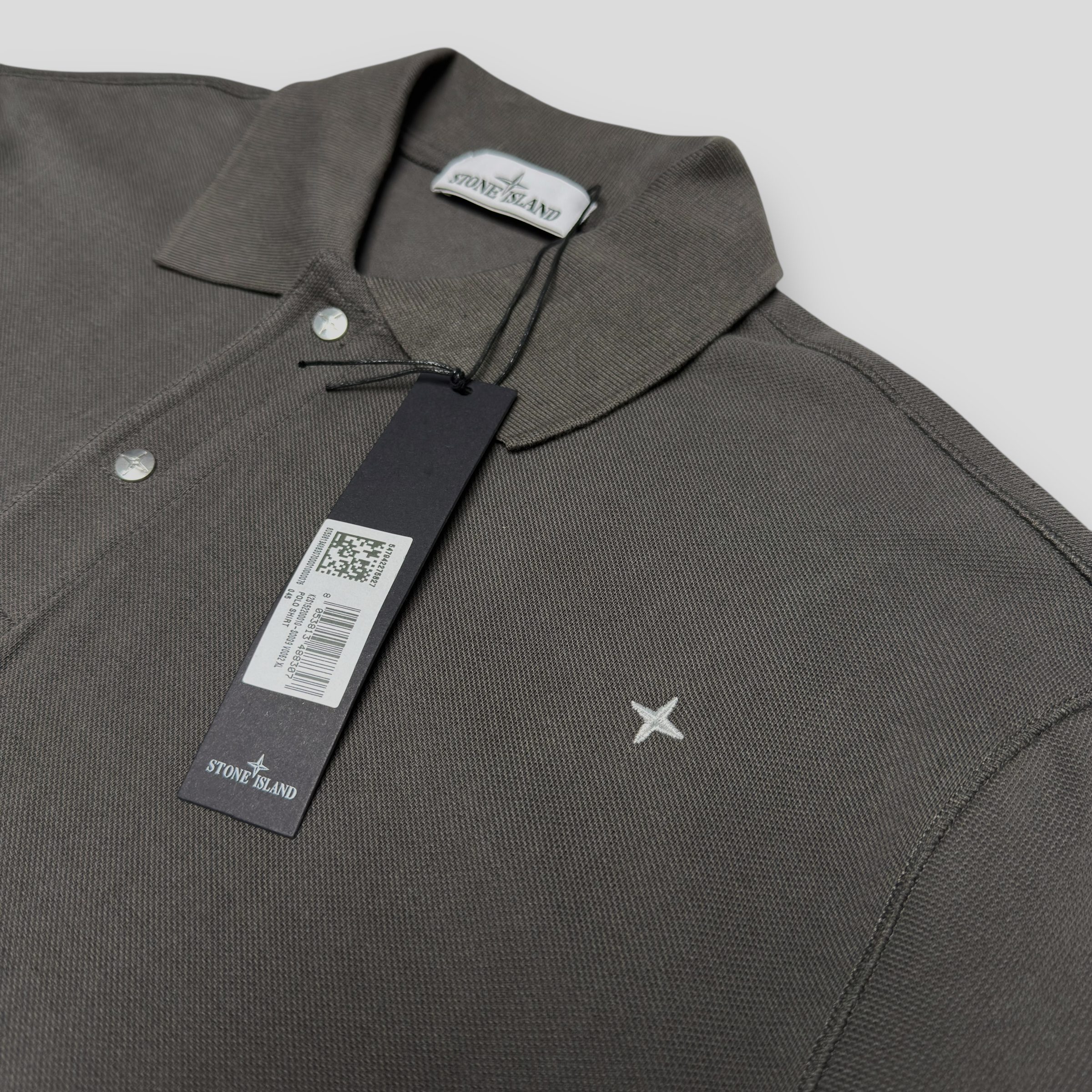 Футболка поло Stone Island Stellina Polo темно-серая